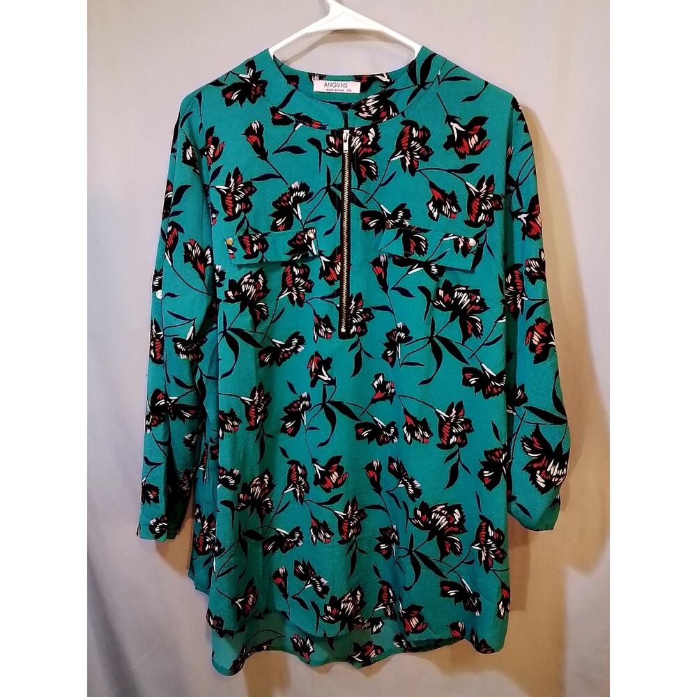 Green Blouse Angvns